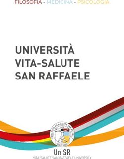 UNIVERSITÀ VITA-SALUTE SAN RAFFAELE - VITA-SALUTE SAN RAFFAELE UNIVERSITY - OrientaLombardia