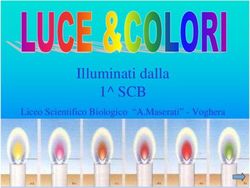 SCB Illuminati dalla - Liceo Scientifico Biologico "A.Maserati" - Voghera