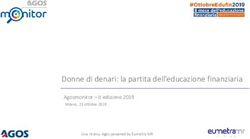 Donne di denari: la partita dell'educazione finanziaria - Agosmonitor - II edizione 2019 - Valore D