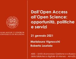 Dall'Open Access all'Open Science: opportunità, politiche e servizi - 21 gennaio 2021 Marialaura Vignocchi Roberta Lauriola - Unibo