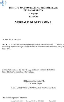 VERBALE DI DETERMINA ISTITUTO ZOOPROFILATTICO SPERIMENTALE DELLA SARDEGNA - Istituto Zooprofilattico ...