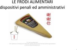 LE FRODI ALIMENTARI dispositivi penali ed amministrativi - Associazione ...