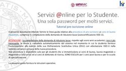 Tutorial pre-iscrizione online - UniMC