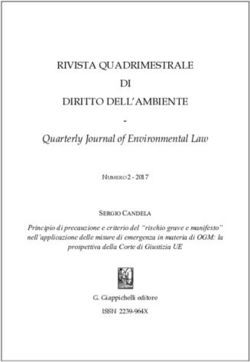 RIVISTA QUADRIMESTRALE DI DIRITTO DELL'AMBIENTE
