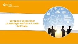 European Green Deal La strategia dell'UE e il ruolo dell'Italia