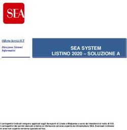 SEA SYSTEM LISTINO 2020 - SOLUZIONE A