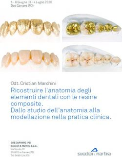 Ricostruire l'anatomia degli elementi dentali con le resine composite. Dallo studio dell'anatomia alla modellazione nella pratica clinica.