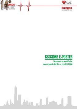 AIAC - SESSIONE E-POSTER Sessioni scientifiche non aventi diritto ai crediti ECM