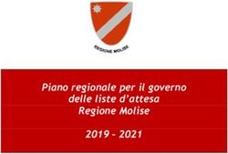 Piano regionale per il governo delle liste d'attesa Regione Molise 2019 2021 - Cittadinanza Attiva Molise