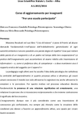 Corso di aggiornamento per insegnanti "Per una scuola partecipata" - L . Cocito