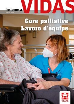 Cure palliative Lavoro d'&eacute;quipe - Insieme a Marzo 2021 - VIDAS