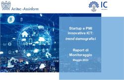 Startup e PMI innovative ICT: trend demografici Report di Monitoraggio - Maggio 2022