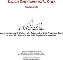 EDIZIONI ORIENTAMENTO/AL QIBLA - CATALOGO