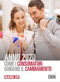 ANNO 2020 COME I CONSUMATORI GUIDANO IL CAMBIAMENTO - in collaborazione con - IBM