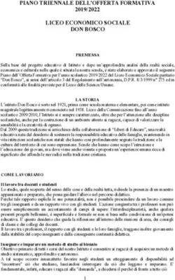 PIANO TRIENNALE DELL'OFFERTA FORMATIVA - Istituto Don Bosco