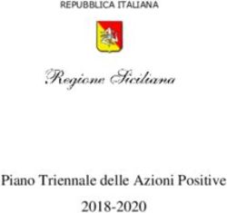 Piano Triennale delle Azioni Positive 2018-2020 - Regione Siciliana