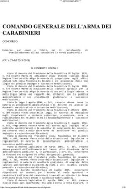 COMANDO GENERALE DELL'ARMA DEI CARABINIERI - CONCORSO - FISCOETASSE.COM