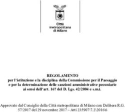 REGOLAMENTO - Citt&agrave; metropolitana Milano