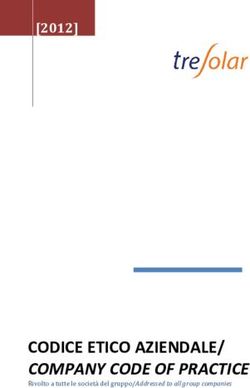 CODICE ETICO AZIENDALE/ COMPANY CODE OF PRACTICE 2012 - Rivolto a tutte le societ&agrave; del gruppo/Addressed to all group companies - Linea Group ...