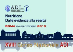 XVIII Corso Nazionale ADI - Nutrizione Dalle evidenze alla realt&agrave; ROMA 24-26 OTTOBRE 2019