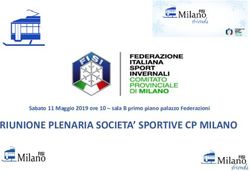 RIUNIONE PLENARIA SOCIETA' SPORTIVE CP MILANO - Sabato 11 Maggio 2019 ore 10 - sala B primo piano palazzo Federazioni