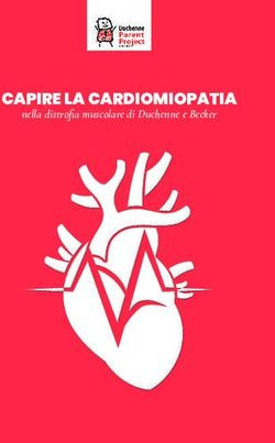 CAPIRE LA CARDIOMIOPATIA - nella distrofia muscolare di Duchenne e Becker - Parent Project