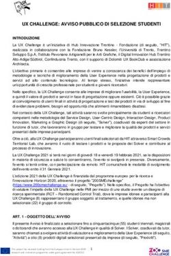 UX CHALLENGE: AVVISO PUBBLICO DI SELEZIONE STUDENTI - Hub Innovazione Trentino