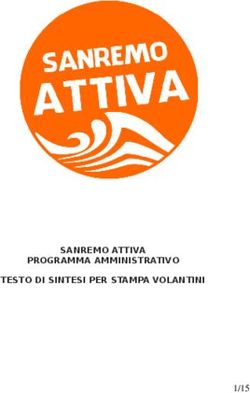 SANREMO ATTIVA PROGRAMMA AMMINISTRATIVO TESTO DI SINTESI PER STAMPA VOLANTINI