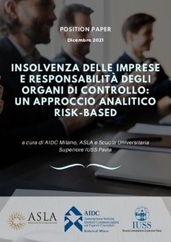 INSOLVENZA DELLE IMPRESE E RESPONSABILIT&Agrave; DEGLI ORGANI DI CONTROLLO: UN APPROCCIO ANALITICO RISK-BASED - POSITION PAPER