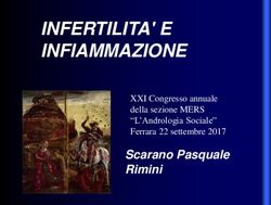 INFERTILITA' E INFIAMMAZIONE - Scarano Pasquale Rimini XXI Congresso annuale della sezione MERS "L'Andrologia Sociale" Ferrara 22 settembre 2017 ...