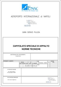 CAPITOLATO SPECIALE DI APPALTO NORME TECNICHE