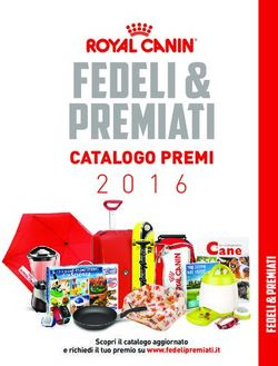 CATALOGO PREMI - Scopri il catalogo aggiornato e richiedi il tuo premio su www.fedelipremiati.it