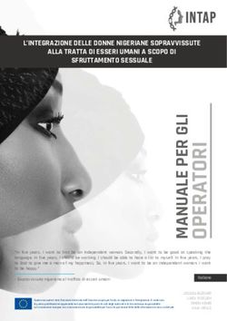 L'integrazione delle donne nigeriane sopravvissute alla tratta di esseri uMani a scopo di sfruttaMento sessuale - KU.edoc