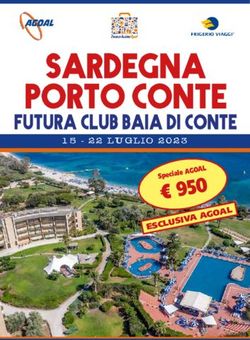 SARDEGNA Porto conte Futura CLUB BAIA DI CONTE - &euro; 950 - Agoal