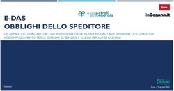 E-DAS OBBLIGHI DELLO SPEDITORE - UN APPROCCIO CONCRETO ALL'INTRODUZIONE DELLE NUOVE MODALIT&Agrave; DI EMISSIONE DOCUMENTI DI ACCOMPAGNAMENTO PER LE ...