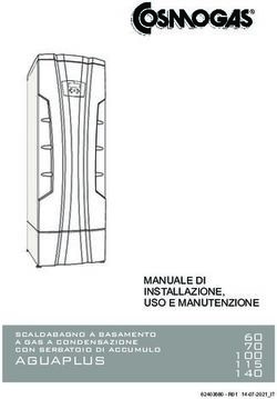 AGUAPLUS SCALDABAGNO A BASAMENTO A GAS A CONDENSAZIONE CON SERBATOIO DI ACCUMULO - MANUALE DI INSTALLAZIONE, USO E MANUTENZIONE - Cosmogas