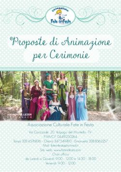 Proposte di Animazione per Cerimonie - Fate in Festa