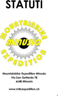 STATUTI - Mountainbike Expedition Minusio Via San Gottardo 78 6648 Minusio www.mtbexpedition.ch