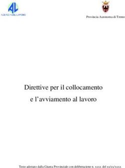Direttive per il collocamento e l'avviamento al lavoro - Provincia Autonoma di Trento