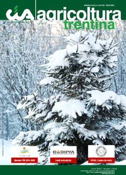 MENSILE DELLA CIA DEL TRENTINO - Speciale PSR 2014-2020 - PSR Trento