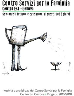 Centro Servizi per la Famiglia - Centro Est - Genova Seminare il futuro: le cose buone di questi 1095 giorni - Comune di Genova