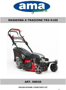 RASAERBA A TRAZIONE TRX-510Z - ART. 98920 ESPLOSO RICAMBI / SPARE PARTS LIST - AMA