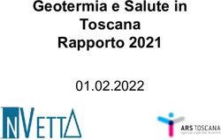 Geotermia e Salute in Toscana Rapporto 2021 01.02.2022