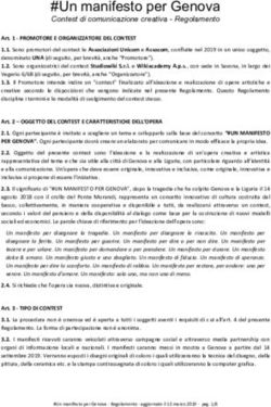 #Un manifesto per Genova - Contest di comunicazione creativa - Regolamento