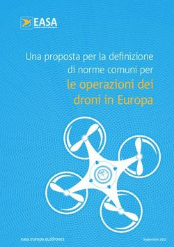 Le operazioni dei droni in Europa - Una proposta per la definizione di norme comuni per - europa.eu