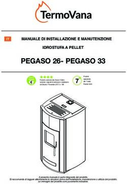 PEGASO 26- PEGASO 33 MANUALE DI INSTALLAZIONE E MANUTENZIONE - Termovana