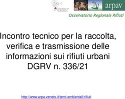 Incontro tecnico per la raccolta, verifica e trasmissione delle informazioni sui rifiuti urbani DGRV n. 336/21 - Osservatorio Regionale Rifiuti ...