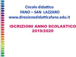 FANO - SAN LAZZARO Circolo didatco www.direzionedidatcafano.edu.it - ISCRIZIONI ANNO SCOLASTICO 2019/2020 - direzione didattica fano san lazzaro