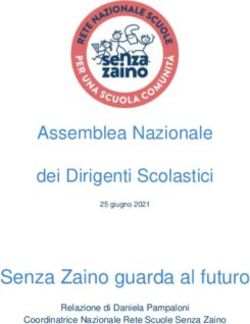 Senza Zaino guarda al futuro - Assemblea Nazionale dei Dirigenti Scolastici Relazione di Daniela Pampaloni