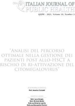 Analisi del percorso - ottimale nella gestione dei pazienti post allo-HSCT a rischio di ri-attivazione del